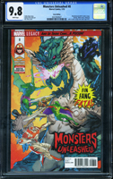 MONSTERS UNLEASHED #8 ERROR VARIANT - CGC 9.8